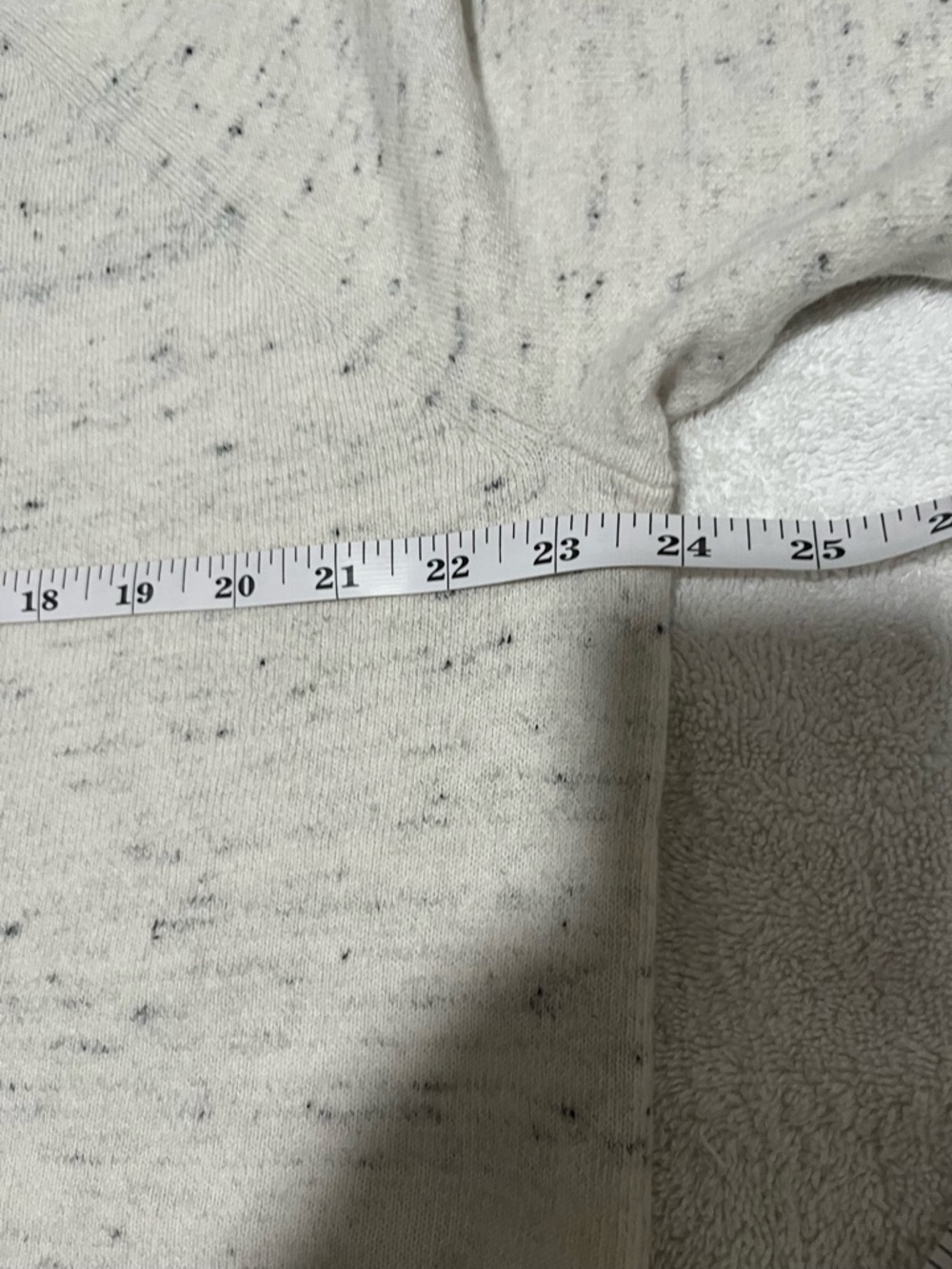 Vince Cream Speckled Crewneck Sweater - Picture 3 of 6